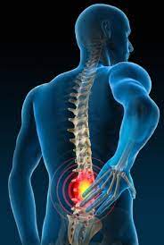 Paciente em tratamento quiroprático para lombalgia